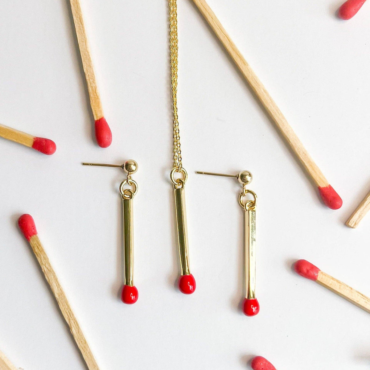 Matchstick Necklace