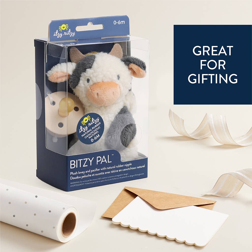 Bitzy Pal Natural Rubber Pacifier &amp; Plush