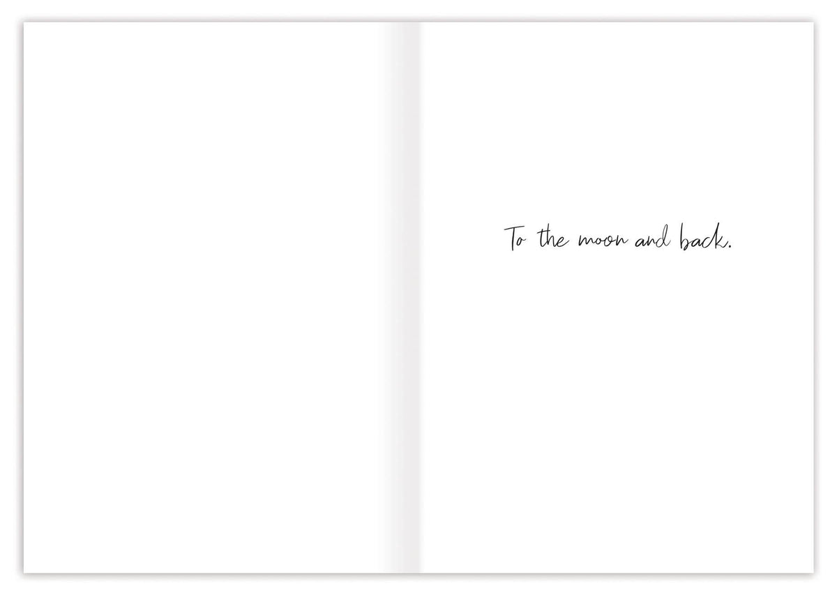Moon Over Water Anniversary Wedding Card