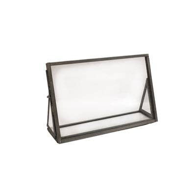 Horizontal Zinc Finish Standing Picture Frame