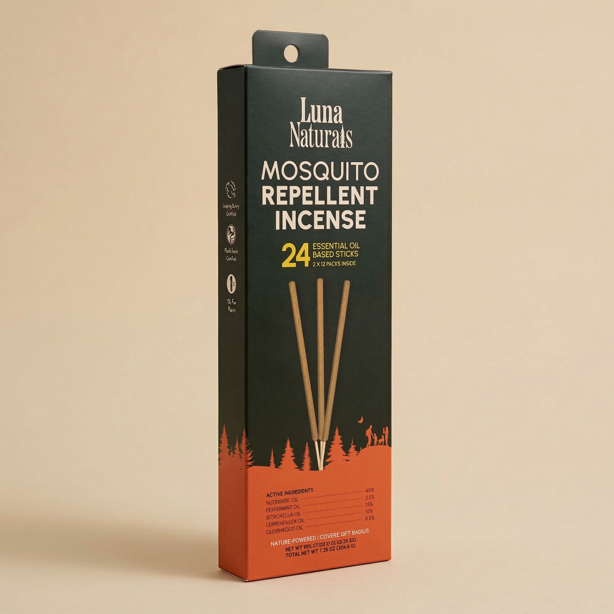 Mosquito Repellent Incense — Outdoor & Camping