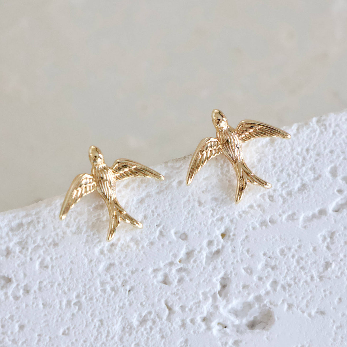 Swallow Stud Earrings