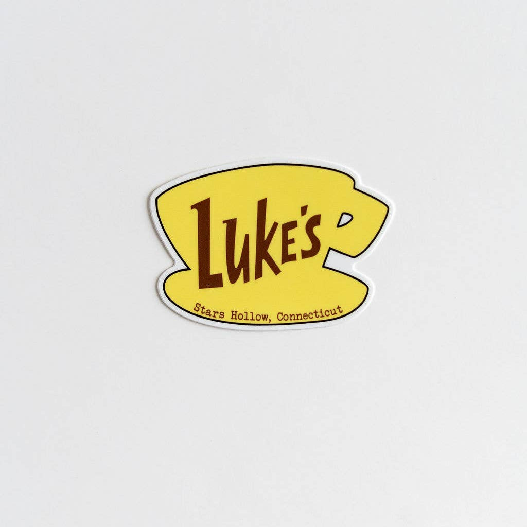 Luke’s Diner Gilmore Girls Waterproof Sticker