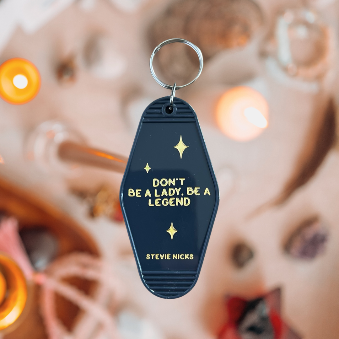 Legend Stevie Motel Tag Keychain