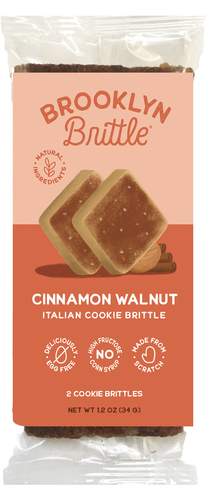 Cinnamon Walnut Snack Pack - Grab & Go