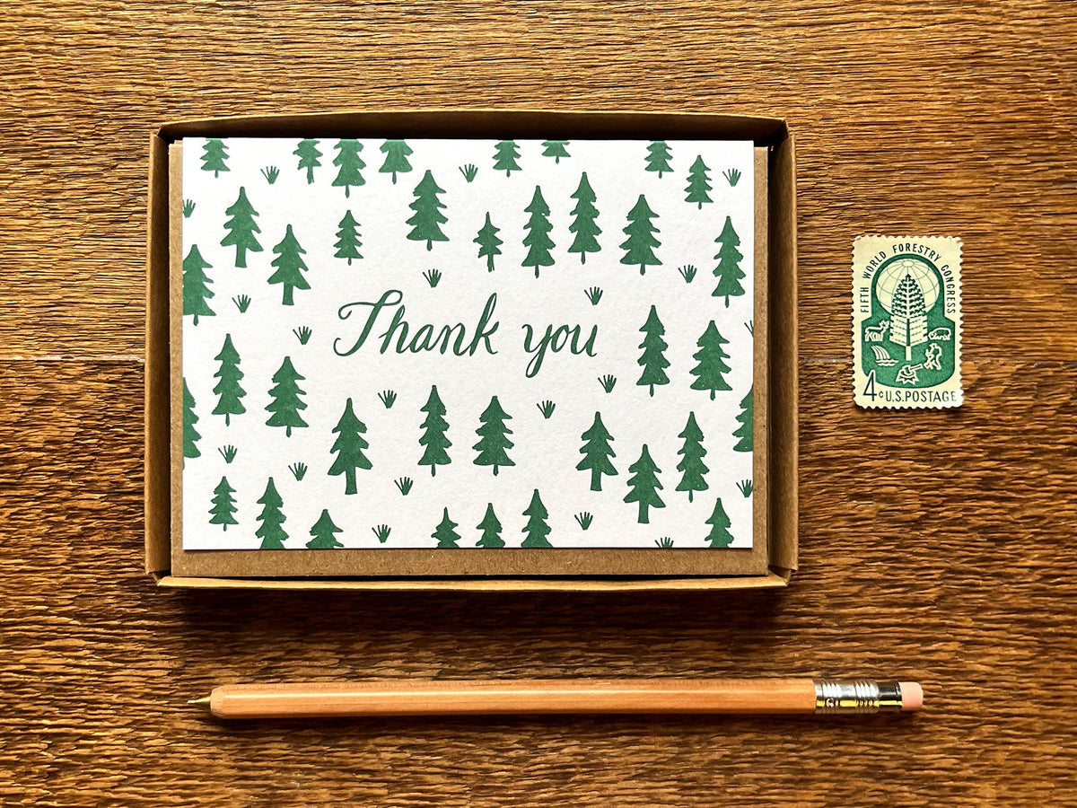 Pines Thank You Card