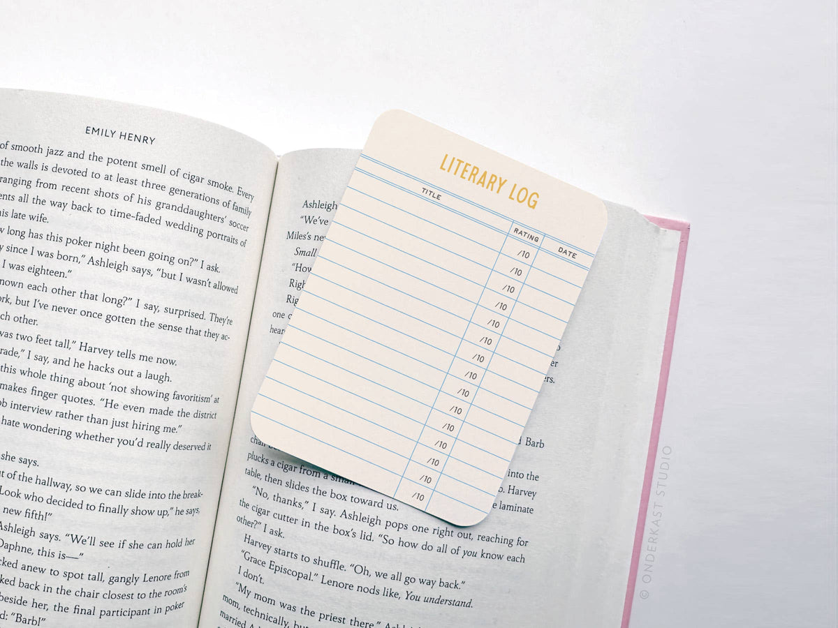 Literary Log Book Review Cards