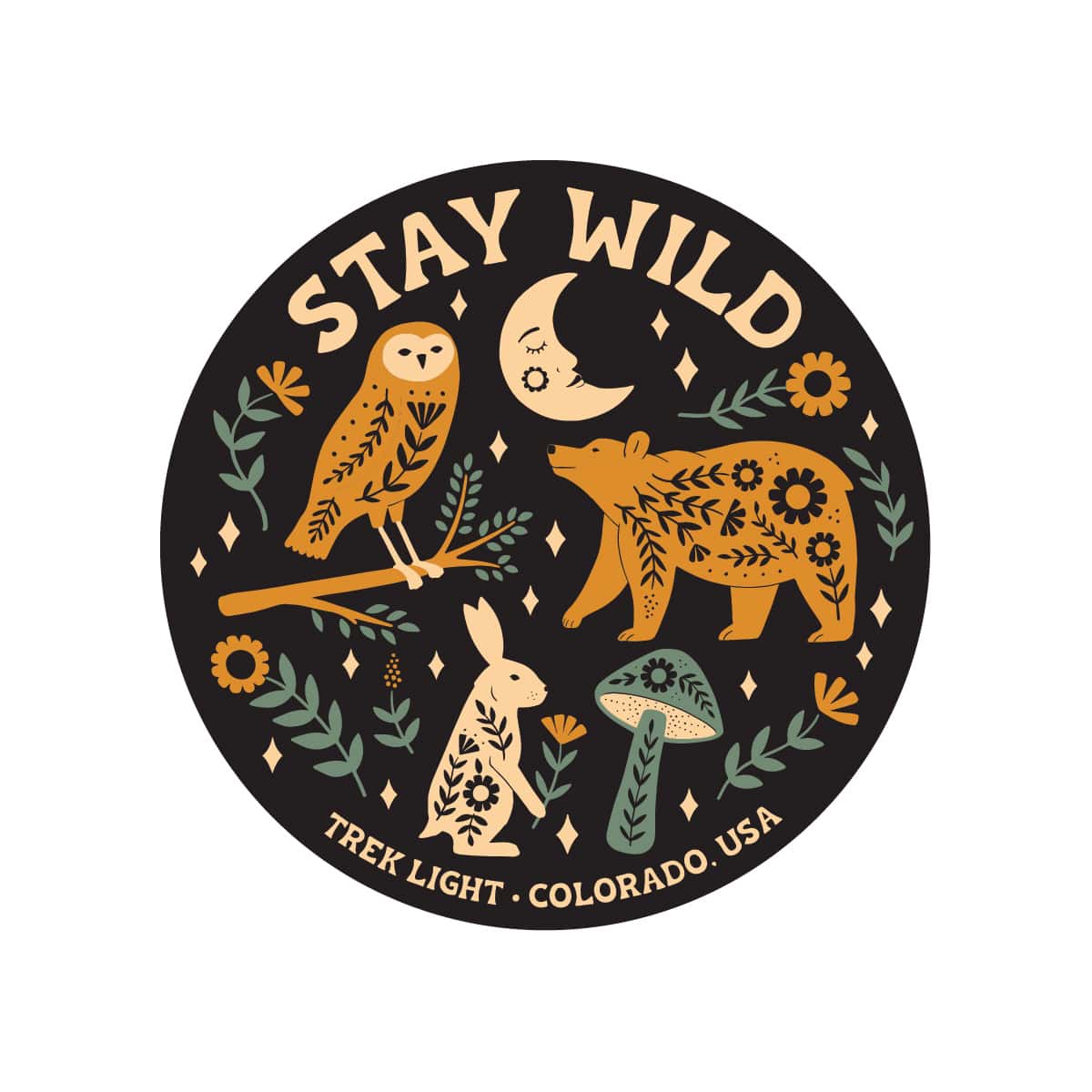 Stay Wild Vinyl Sticker