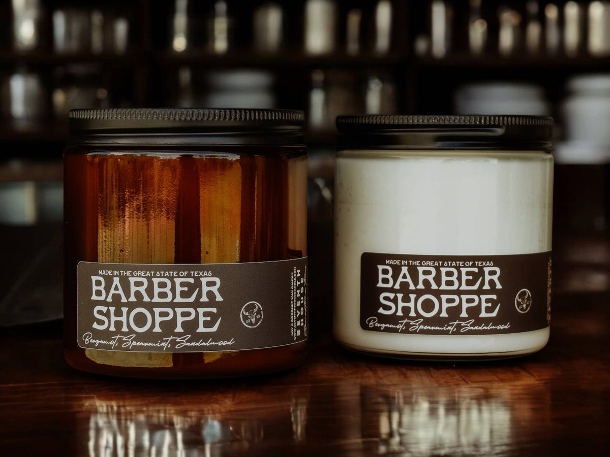 Barber Shoppe - Bergamot &amp; Amber Candle