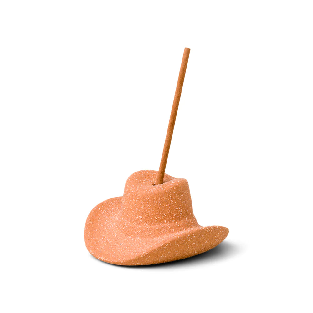 Cowboy Hat Incense Holder – Terracotta