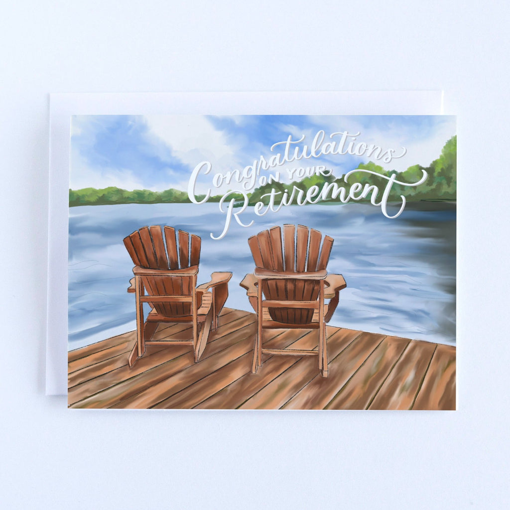 Adirondack Chair Retirement Card