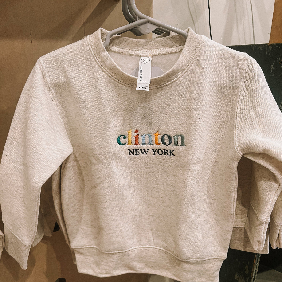 Clinton Embroidered Sweatshirt