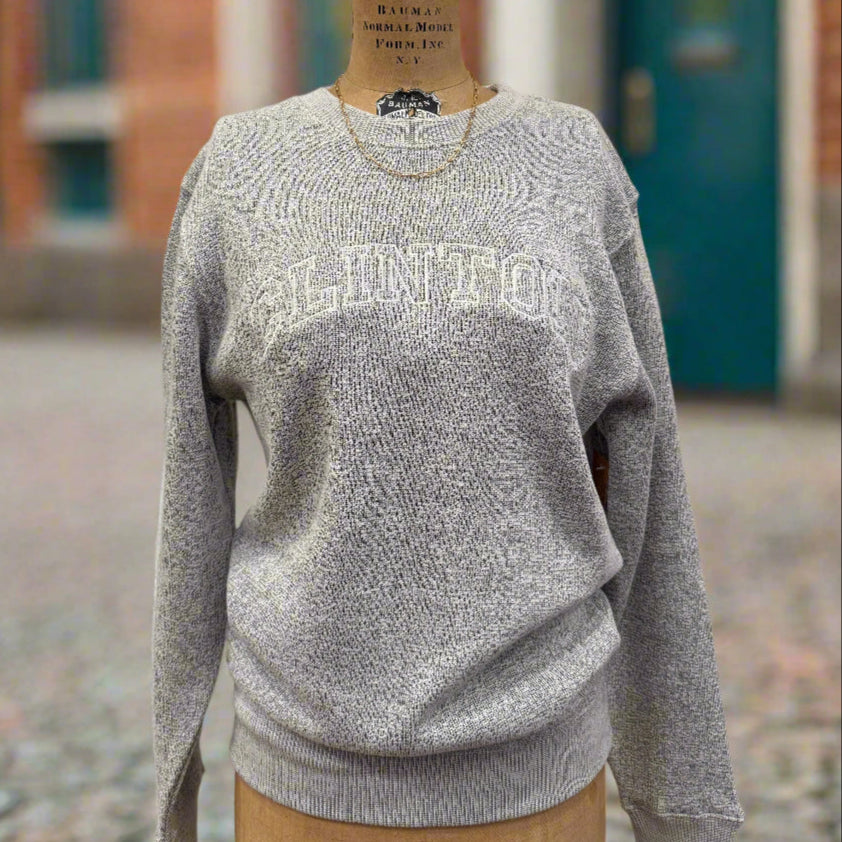 Clinton Cozy Knit Crewneck Sweatshirt