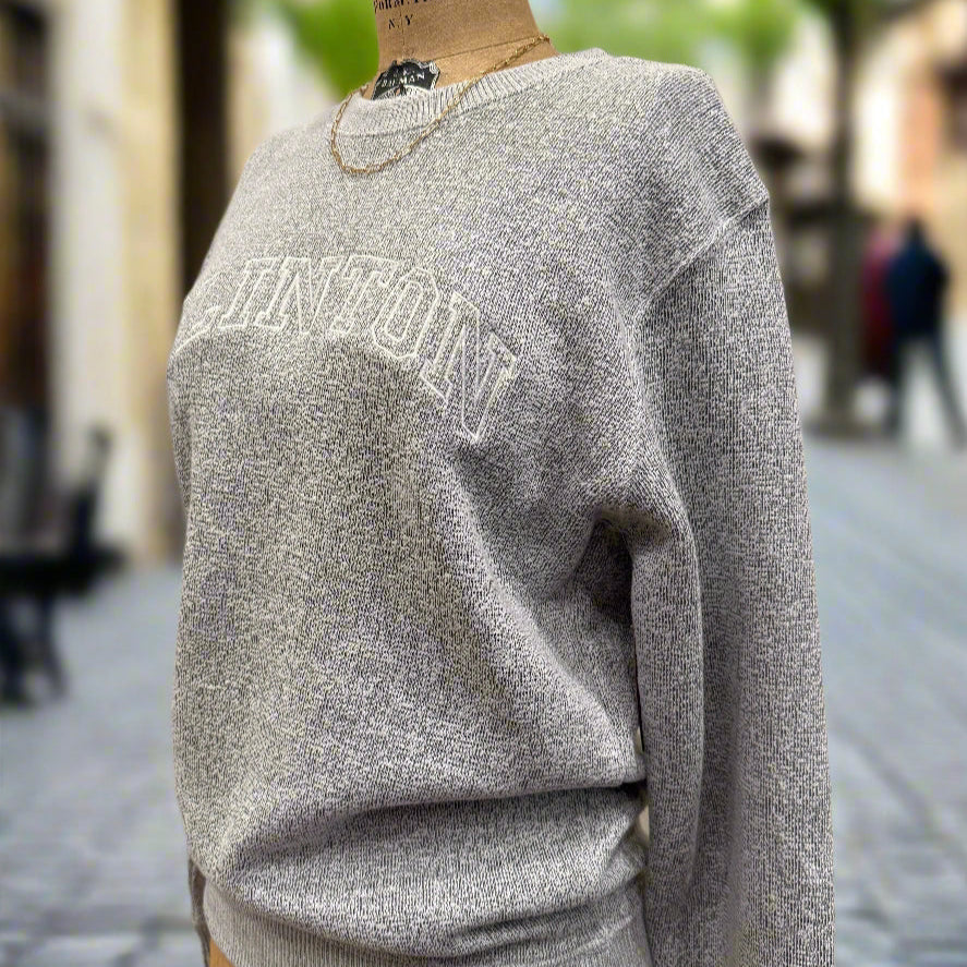 Clinton Cozy Knit Crewneck Sweatshirt