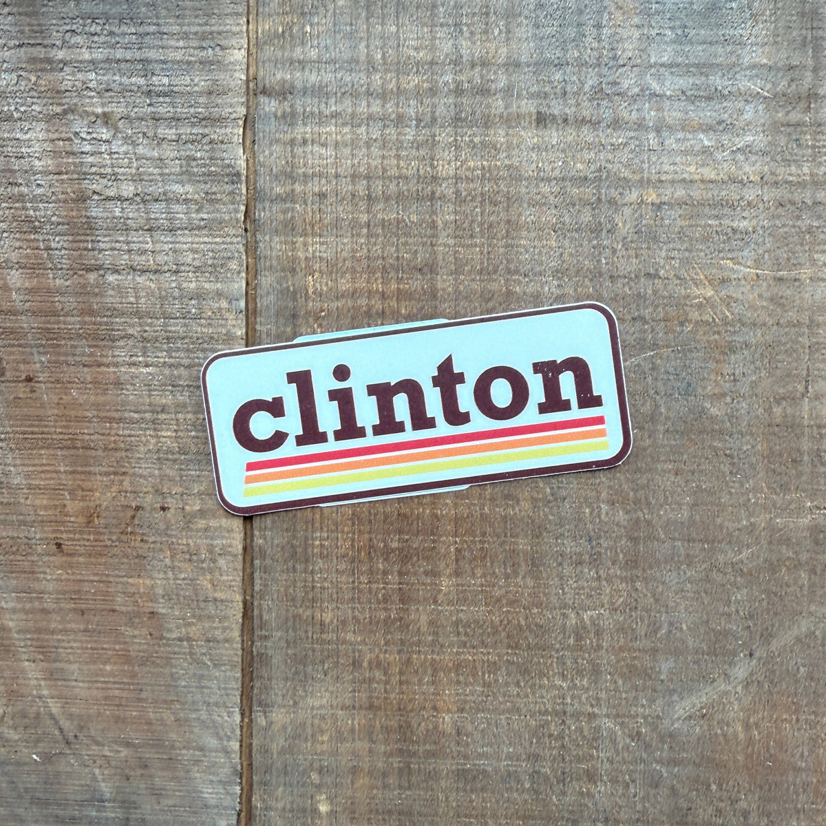 Retro Clinton Sticker