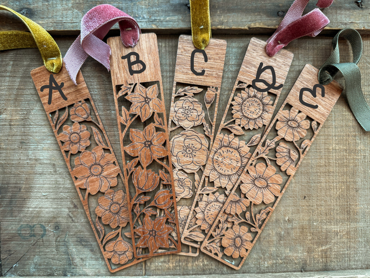 Wooden Engraved Bookmarks