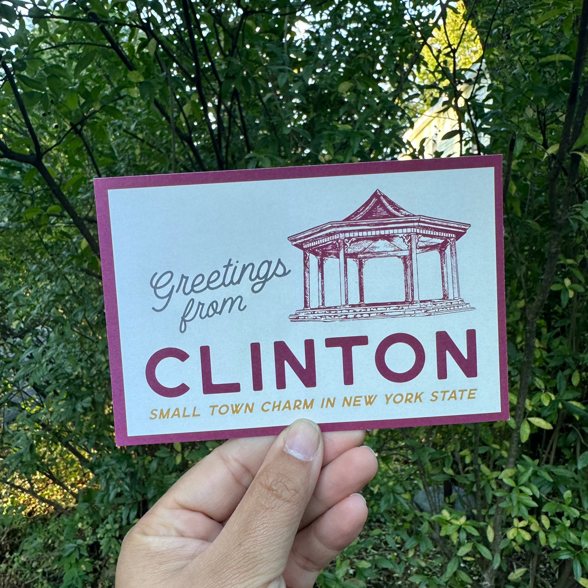 Clinton New York Postcard