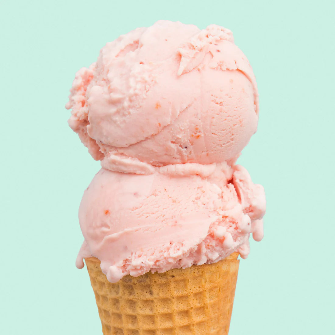Strawberry Buttermilk Ice Cream