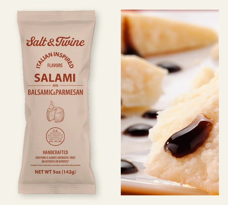 Balsamic and Parmesan Salami