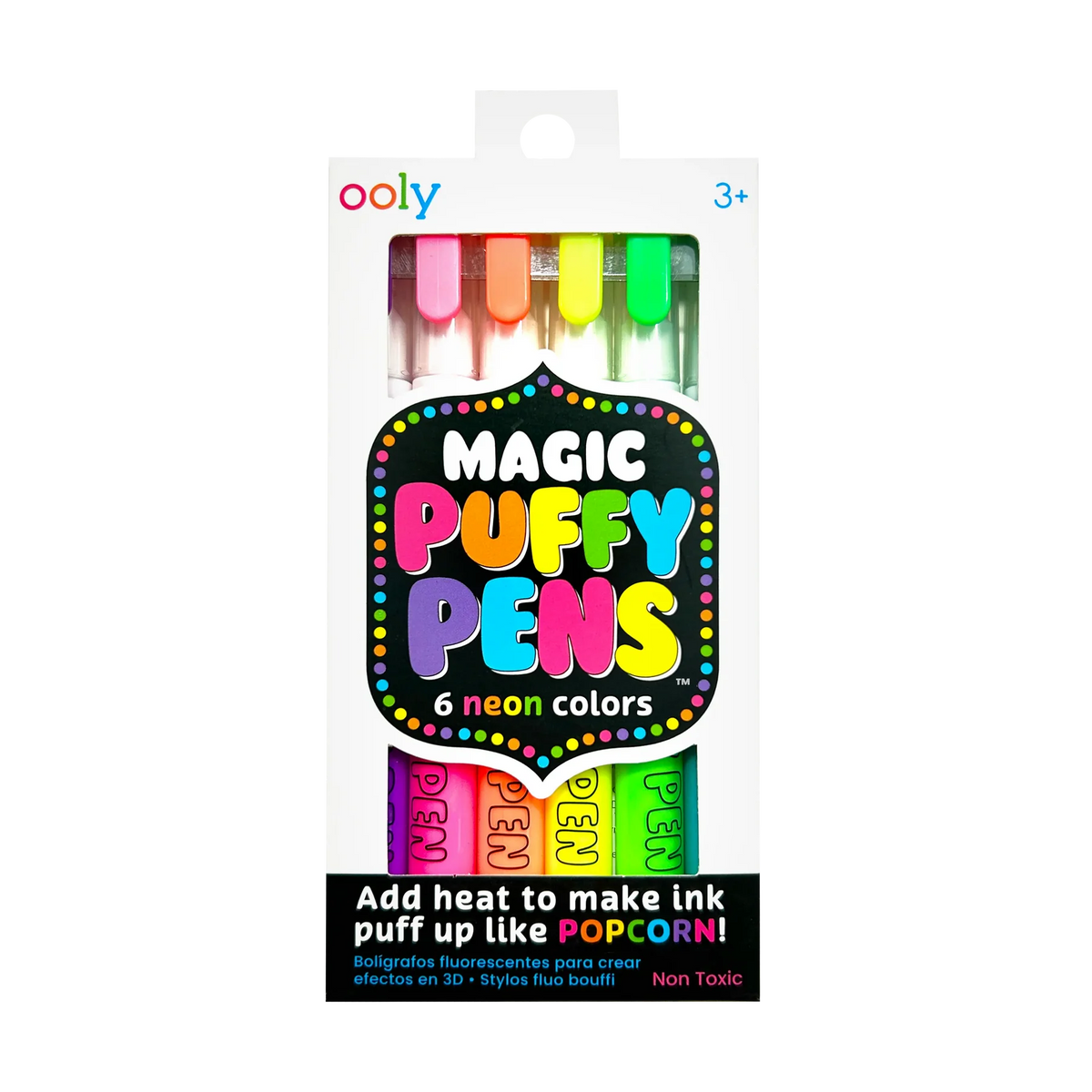 Magic Neon Puffy Pens