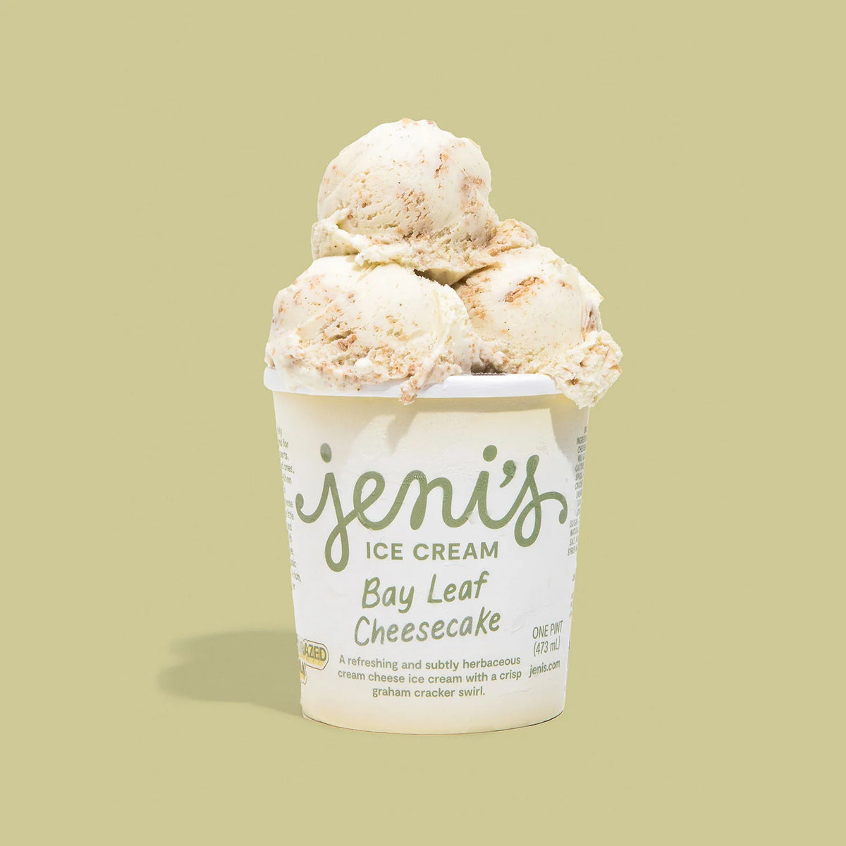 Bay Leaf Cheesecake Ice Cream Pint