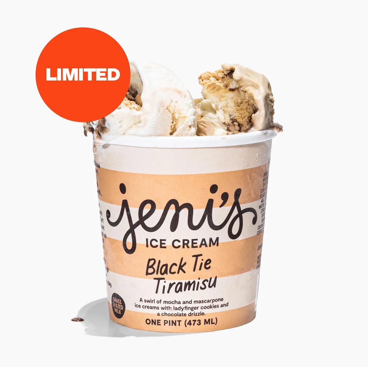 Black Tie Tiramisu Ice Cream