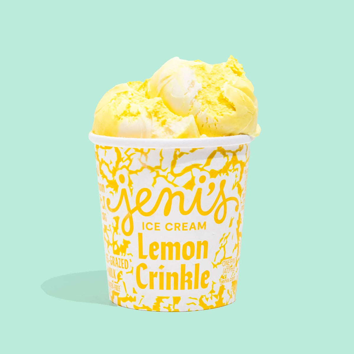 Lemon Crinkle Ice Cream Pint - GLUTEN FREE