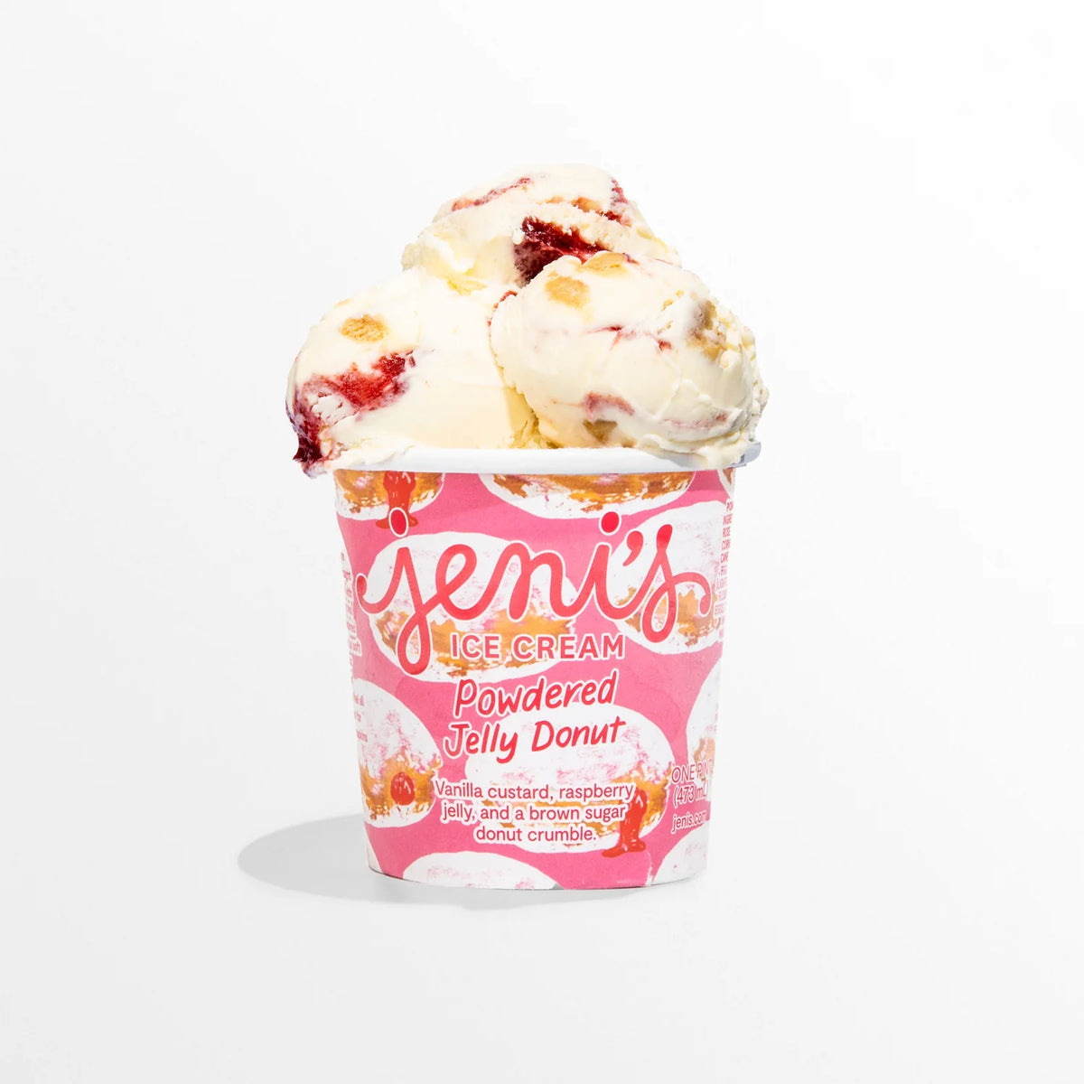 Powdered Jelly Donut Ice Cream
