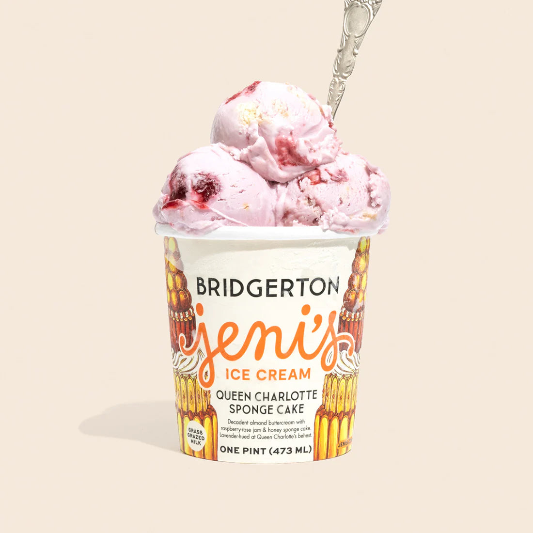 Queen Charlotte Sponge Cake Ice Cream