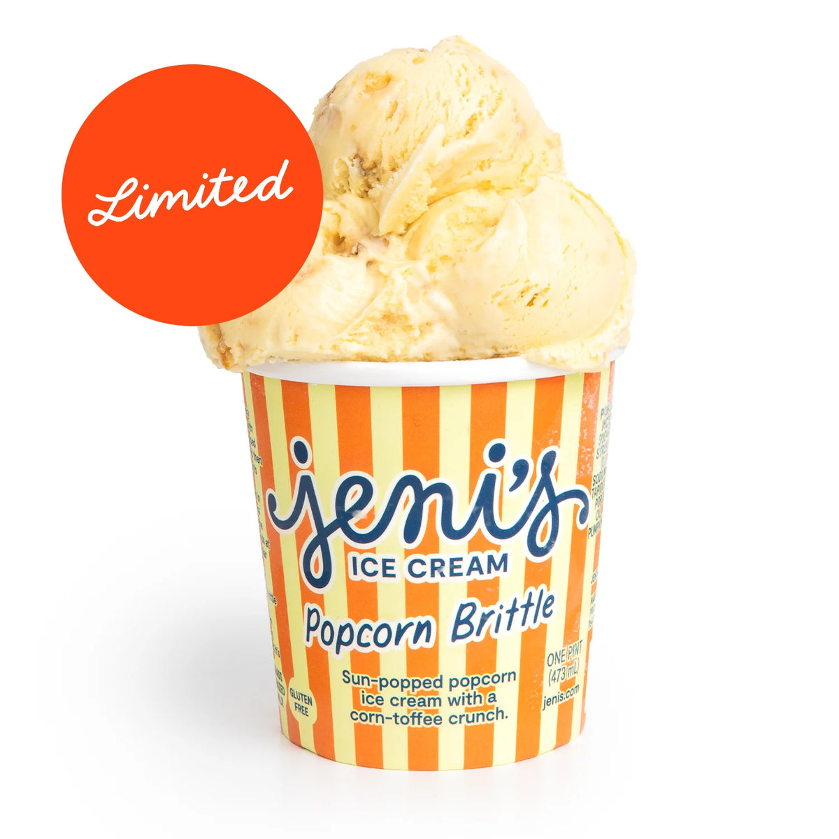 Popcorn Brittle Ice Cream