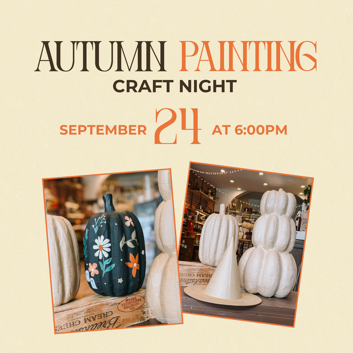 Autumn Painting Craft Night
