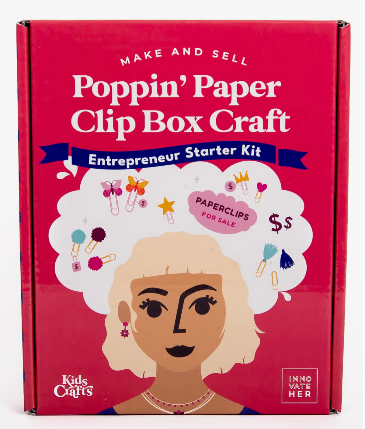 Innovateher Poppin&#39; Paperclips Craft Set