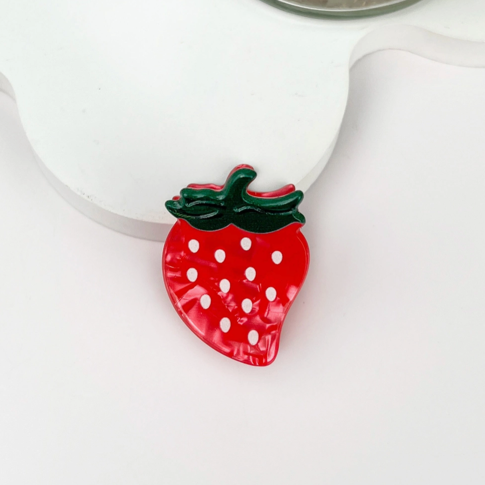 Mini Fruit Hair Claw Clip