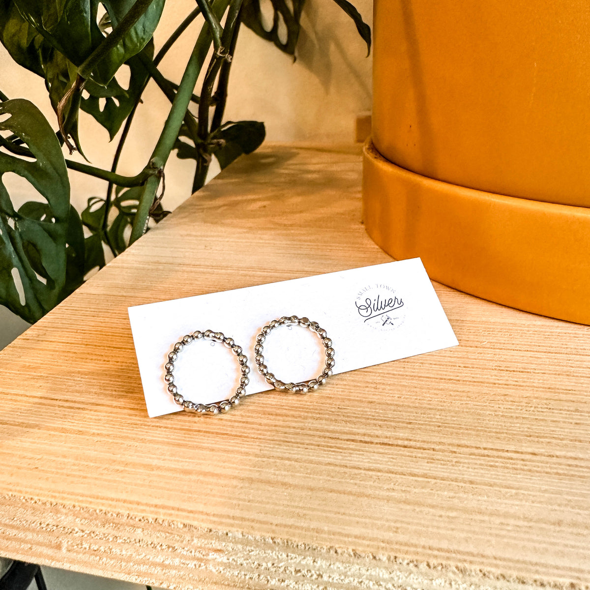 Large Circle Studs