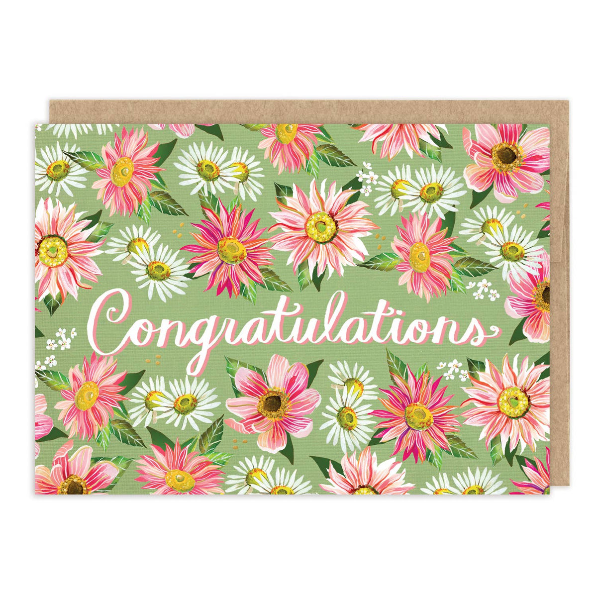 Country Blooms Congrats Card
