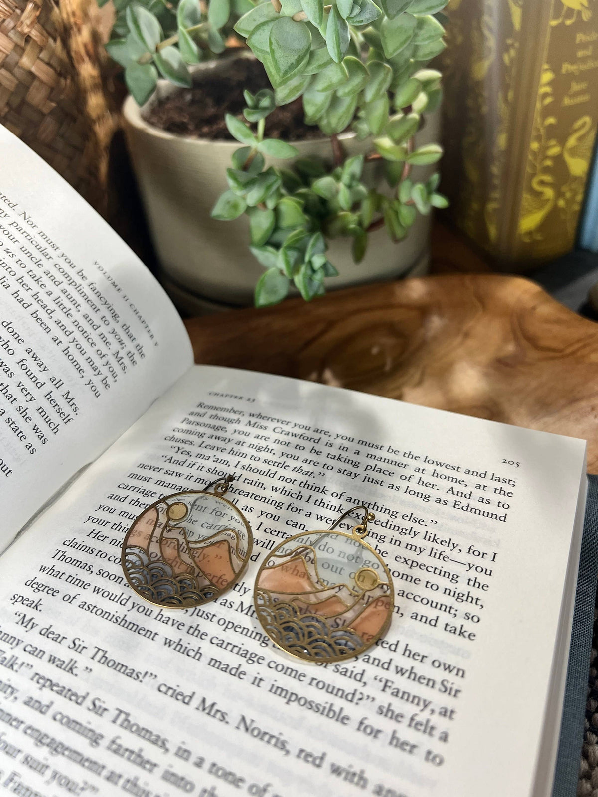 Sea To Summit // Stained Glass Resin Earrings