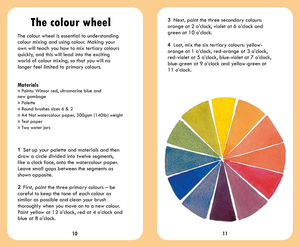 Art Color Mixing Card Deck: Watercolor