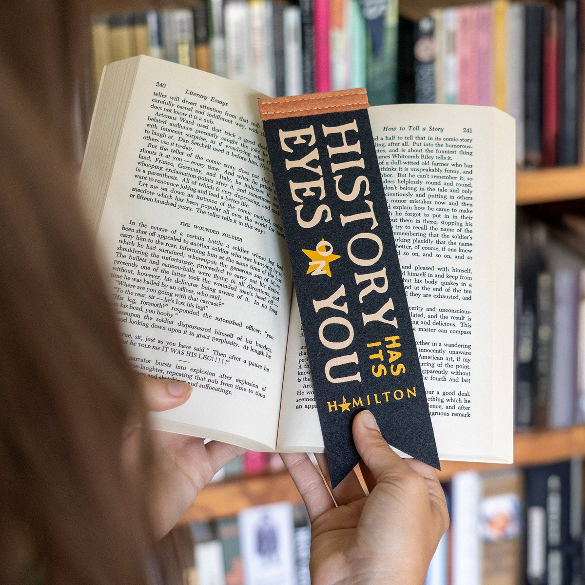 History Has Its Eyes On You Bookmark • Hamilton x Oxford Pennant