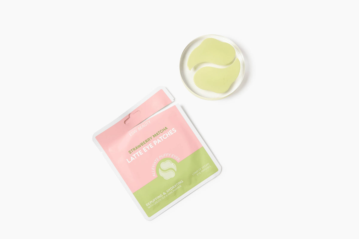 Strawberry Matcha Latte Depuffing &amp; Hydrating Eye Patches