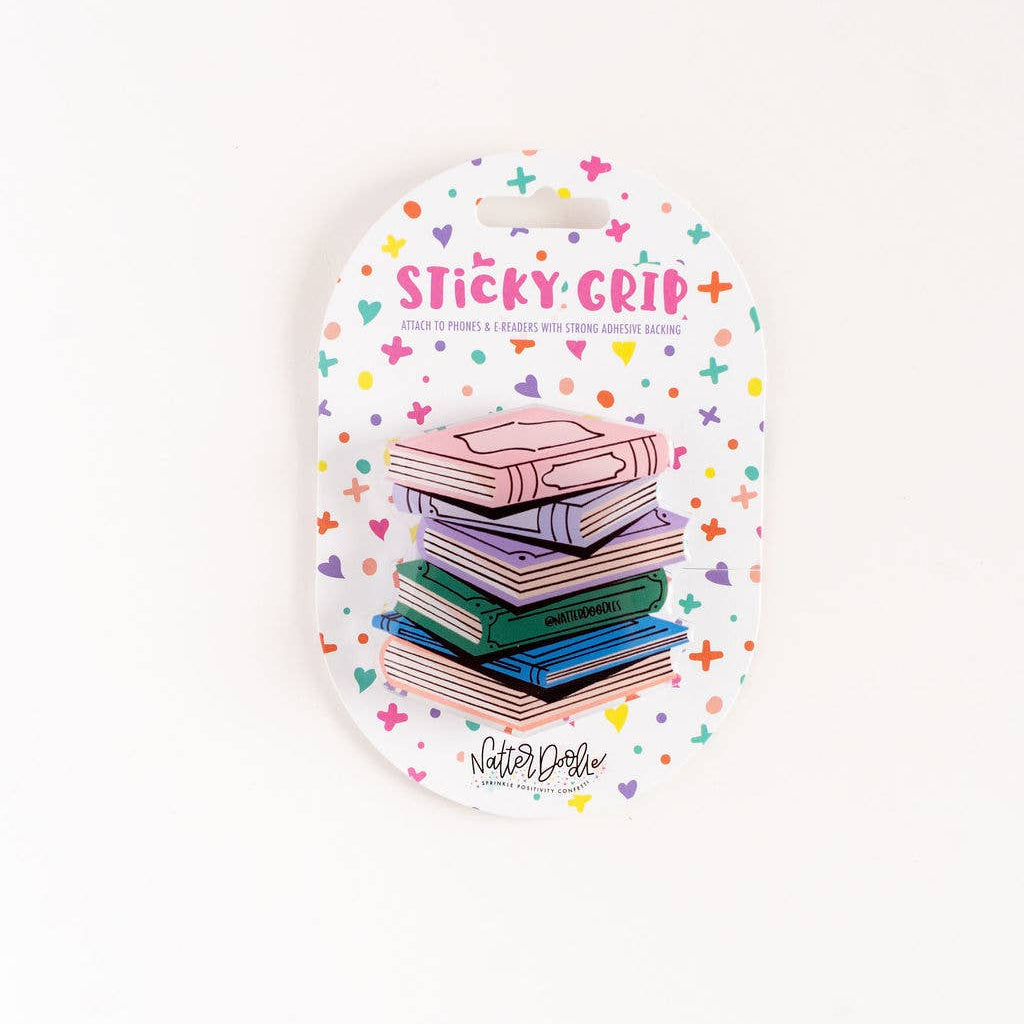 Stacks on Stacks Book Phone Grip – Cute Book Lover