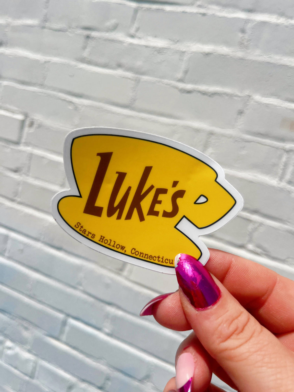 Luke’s Diner Gilmore Girls Waterproof Sticker
