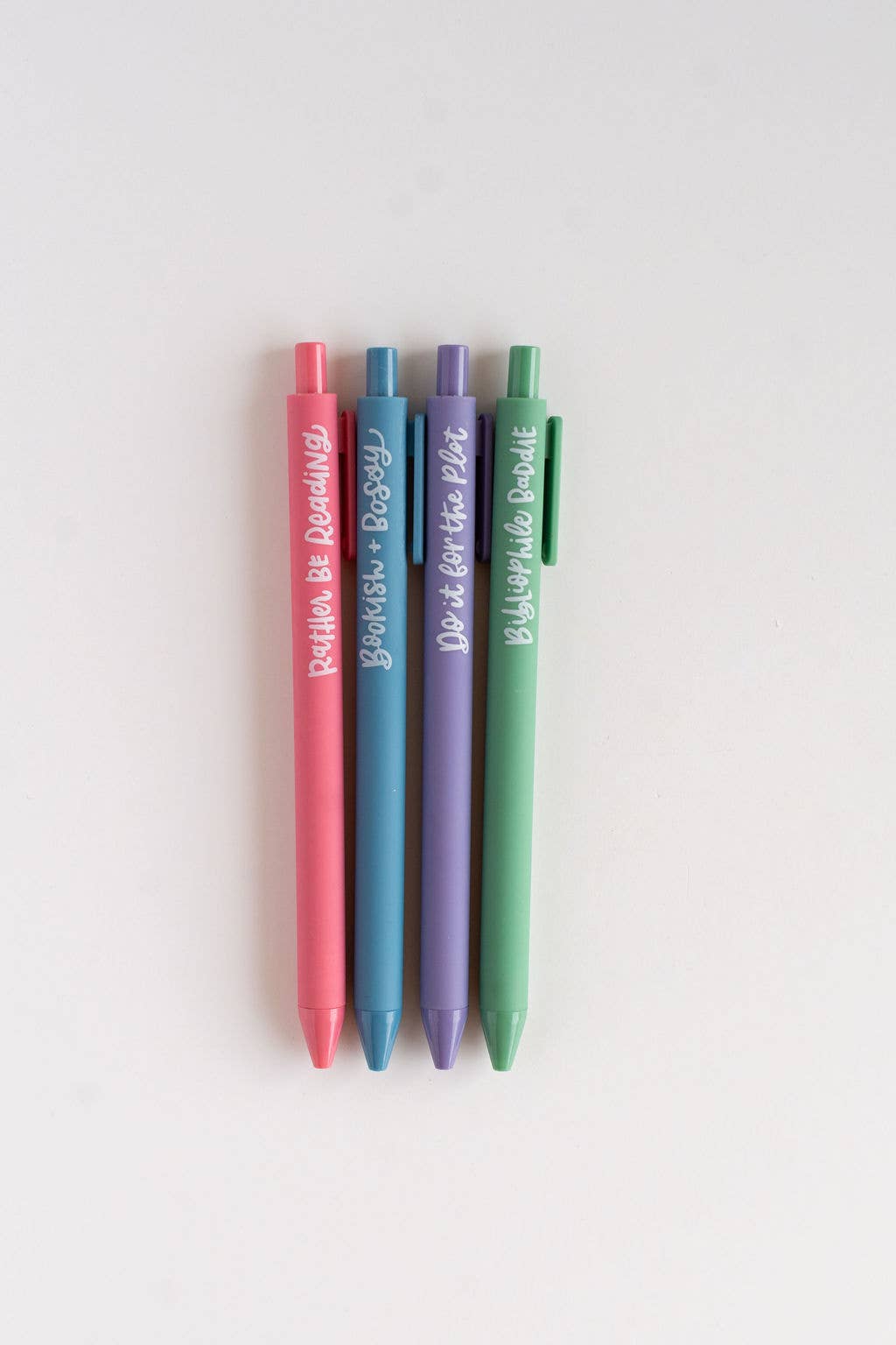 Bookish Babe Reading Jotter Colored Gel Pen Gift Set
