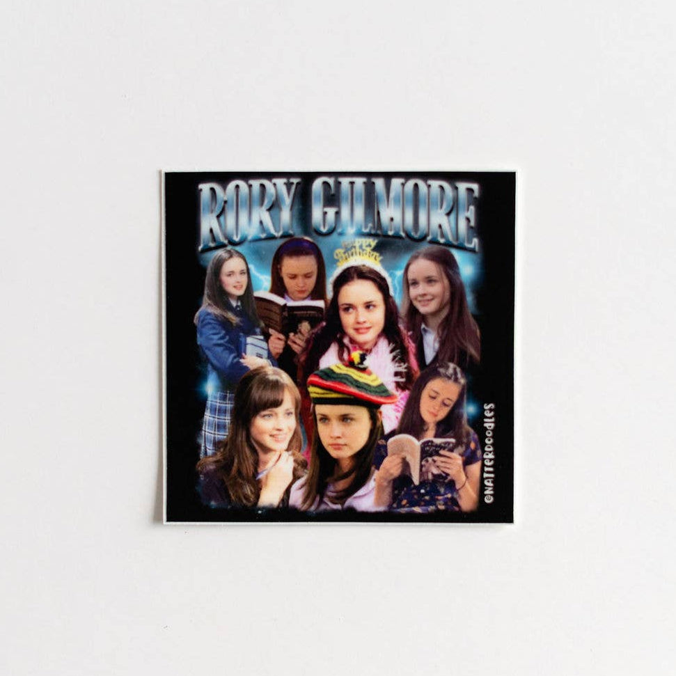 Rory Gilmore Girls Waterproof Sticker | Bookworm Vinyl Decal