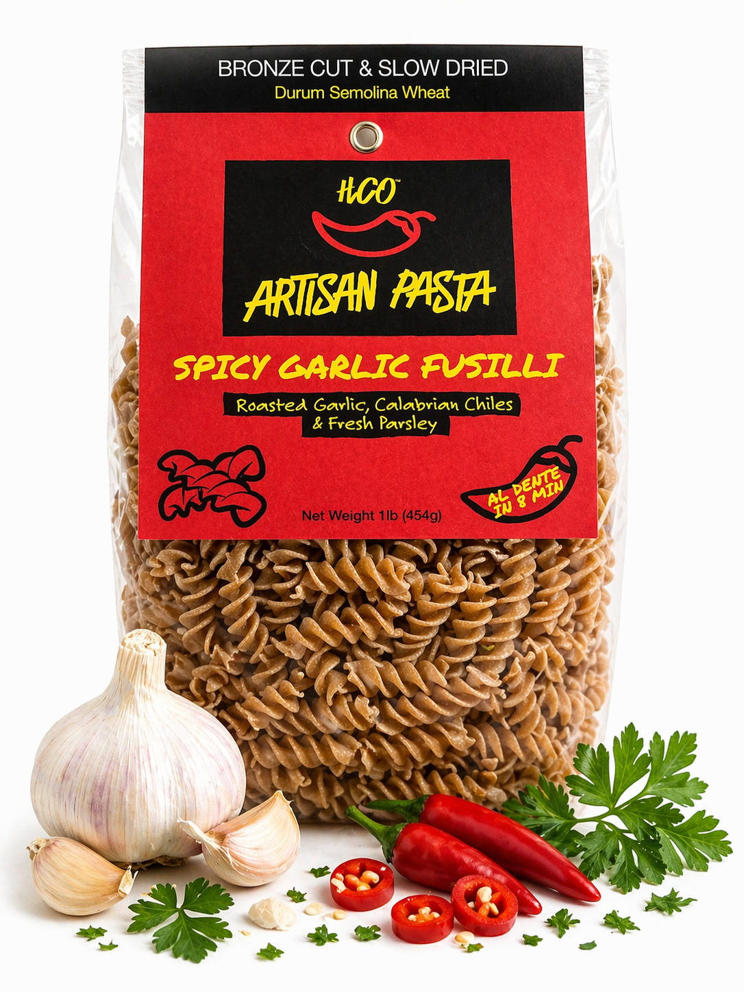 HCO Artisan Spicy Garlic Pasta