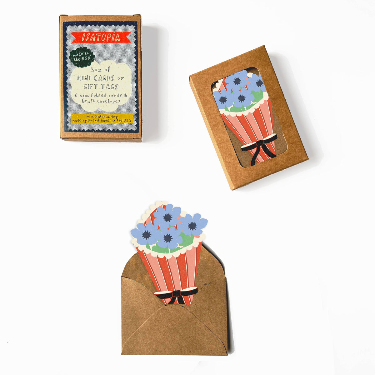 Flower Bouquet Mini Cards