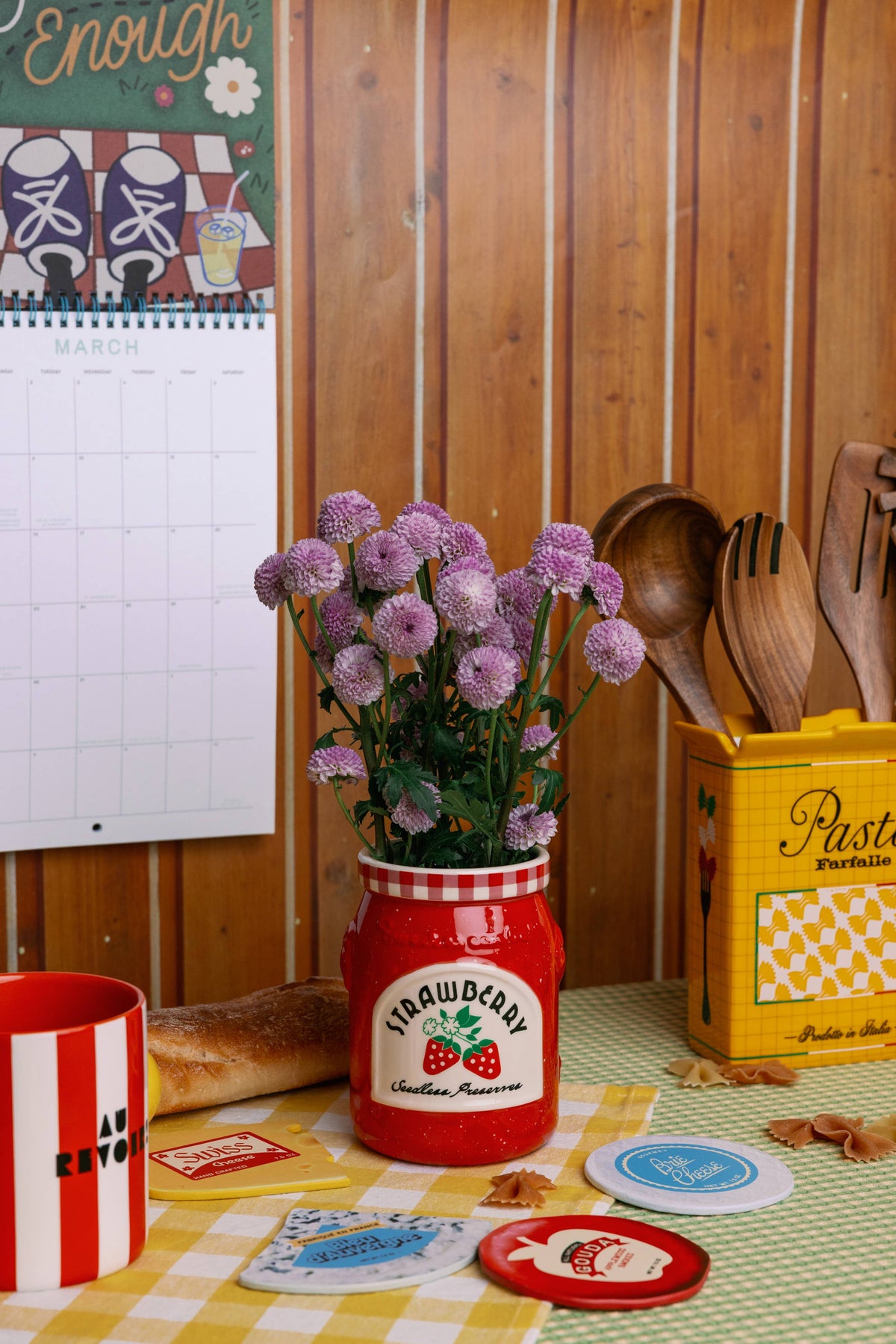 Strawberry Jam Ceramic Vase