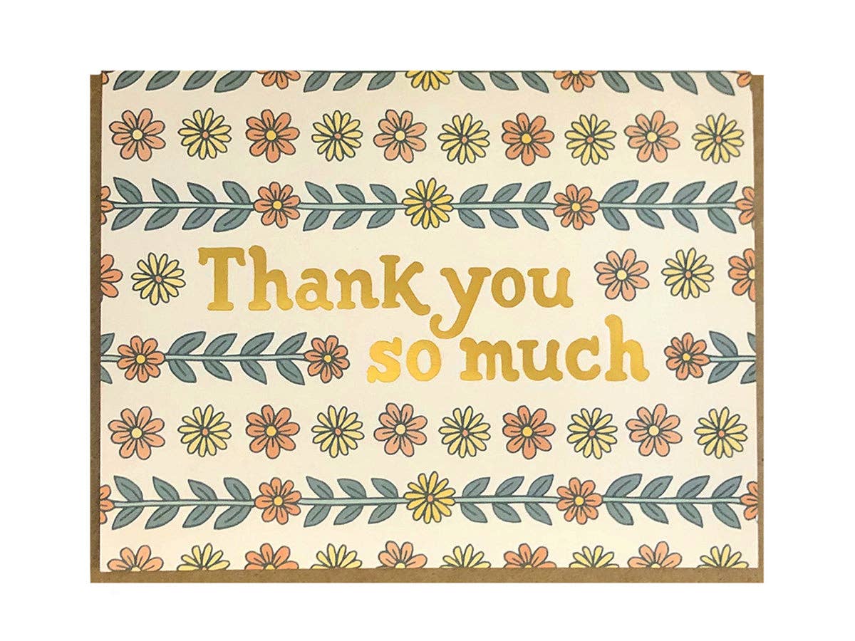Thank You So Much Card