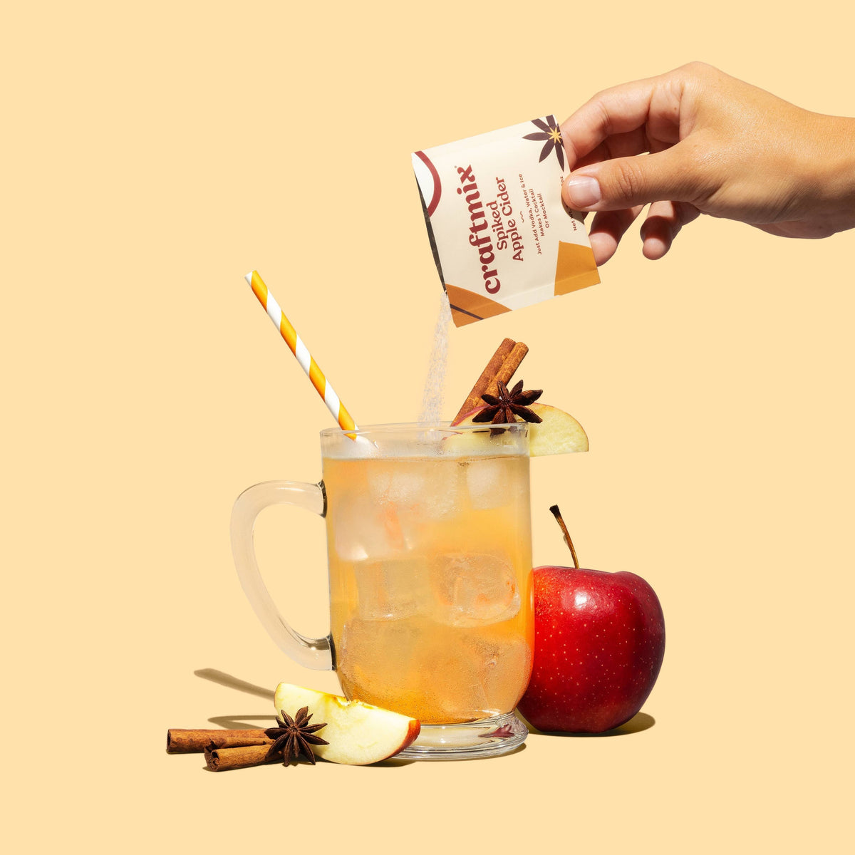 Spiked Apple Cider Cocktail / Mocktail Mixer