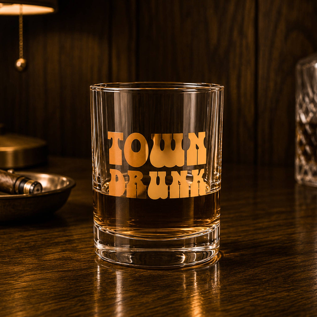 Town Drunk Tumbler | Gold