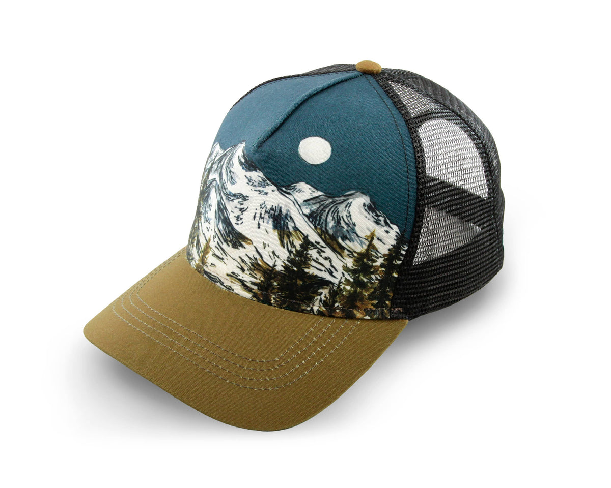 Moonlit Mountain Trucker Hat